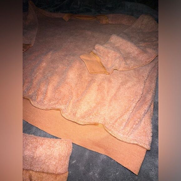 NWTs Free People Movement Kelly Two Piece Set Size XS In Taupe Cognac - Picture 2 of 7